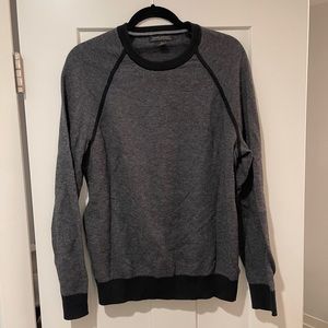 Men’s Banana Republic Black Crewneck Sweater, Size Medium